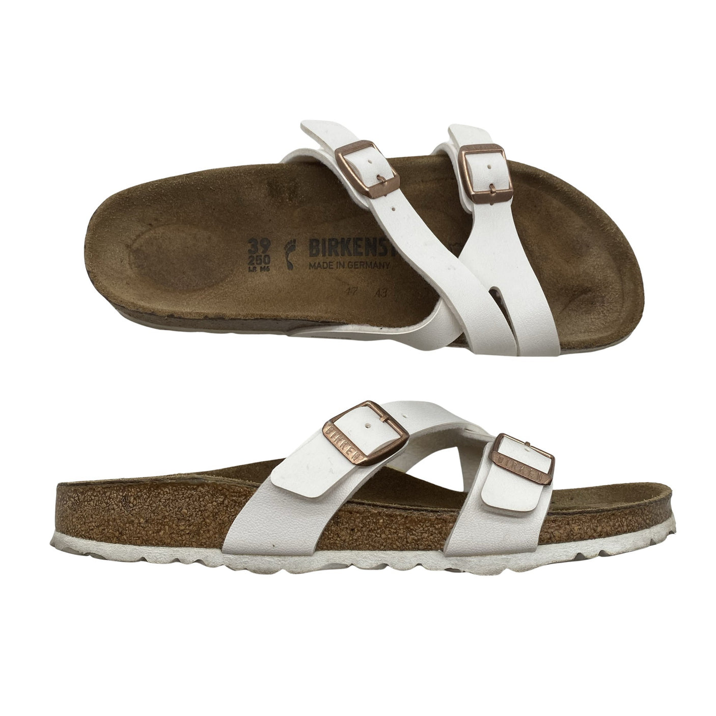Unisex Birkenstock - Sandals, size 39 - White (1)