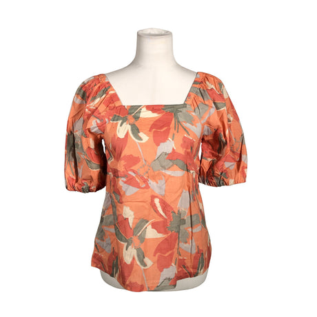 Unisex Lexington - Short-sleeved blouse, size 38 - Orange ()