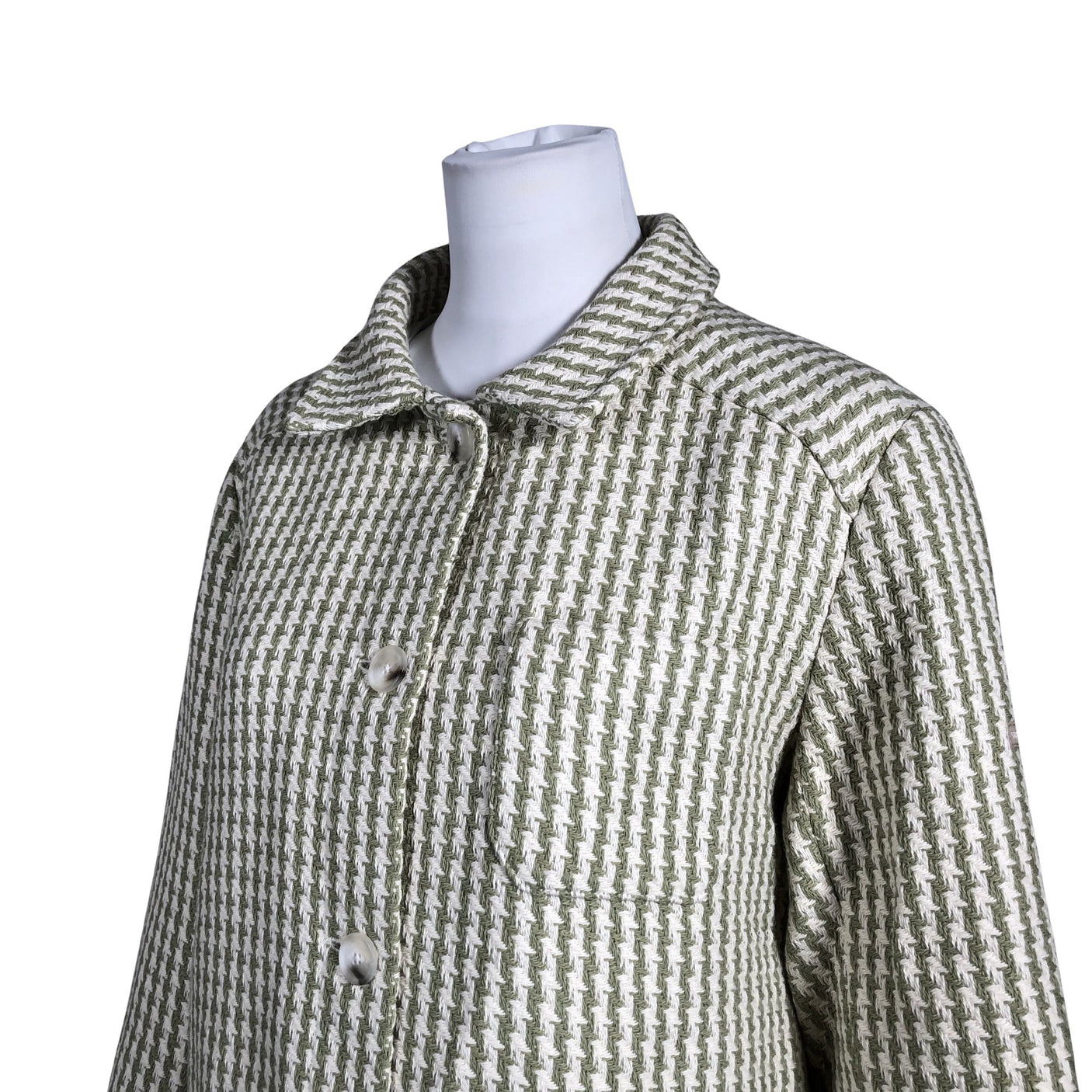 Unisex Saint James - Wool coat, size 38 - Green (2)