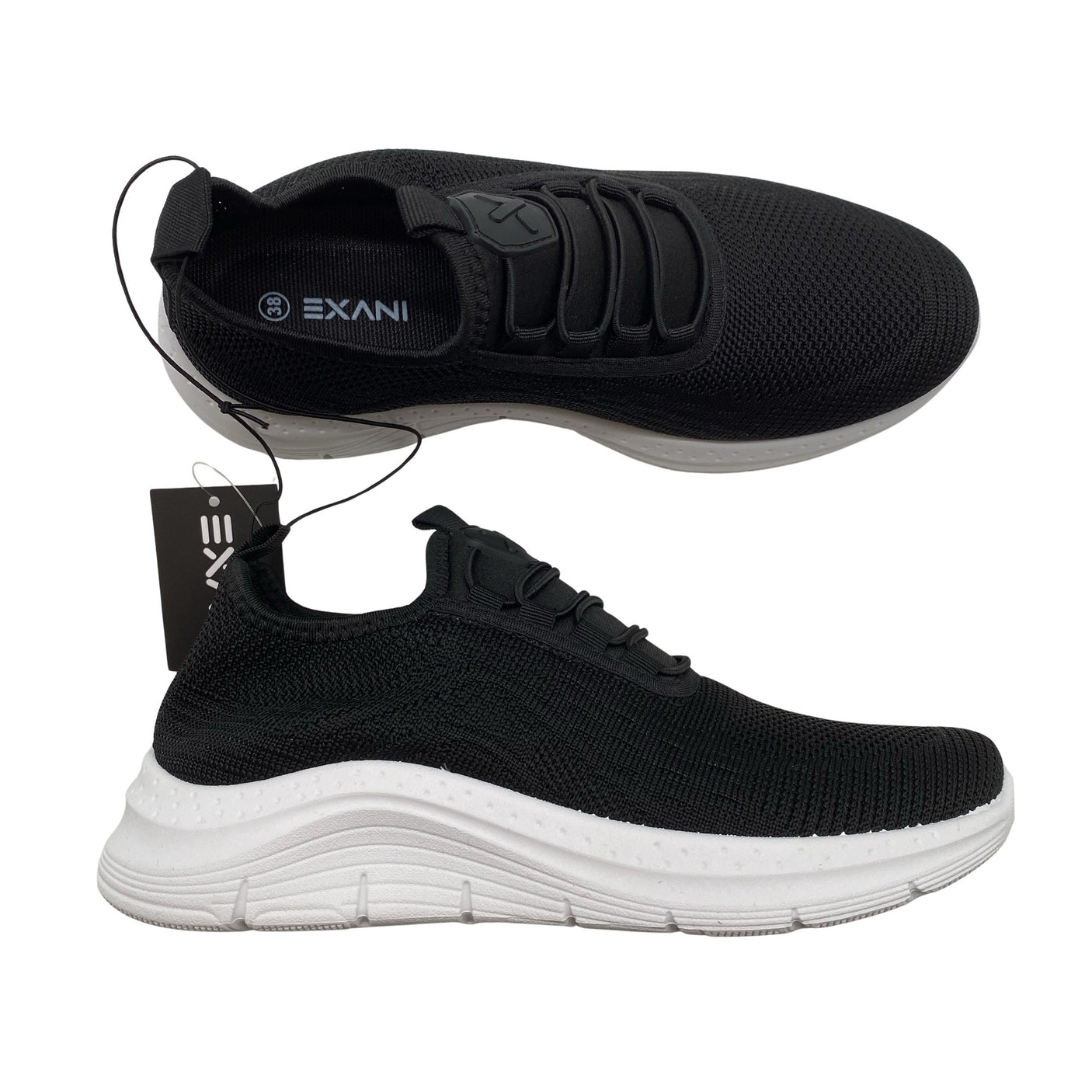 Unisex Exani - Sneakers, size 38 - Black (1)