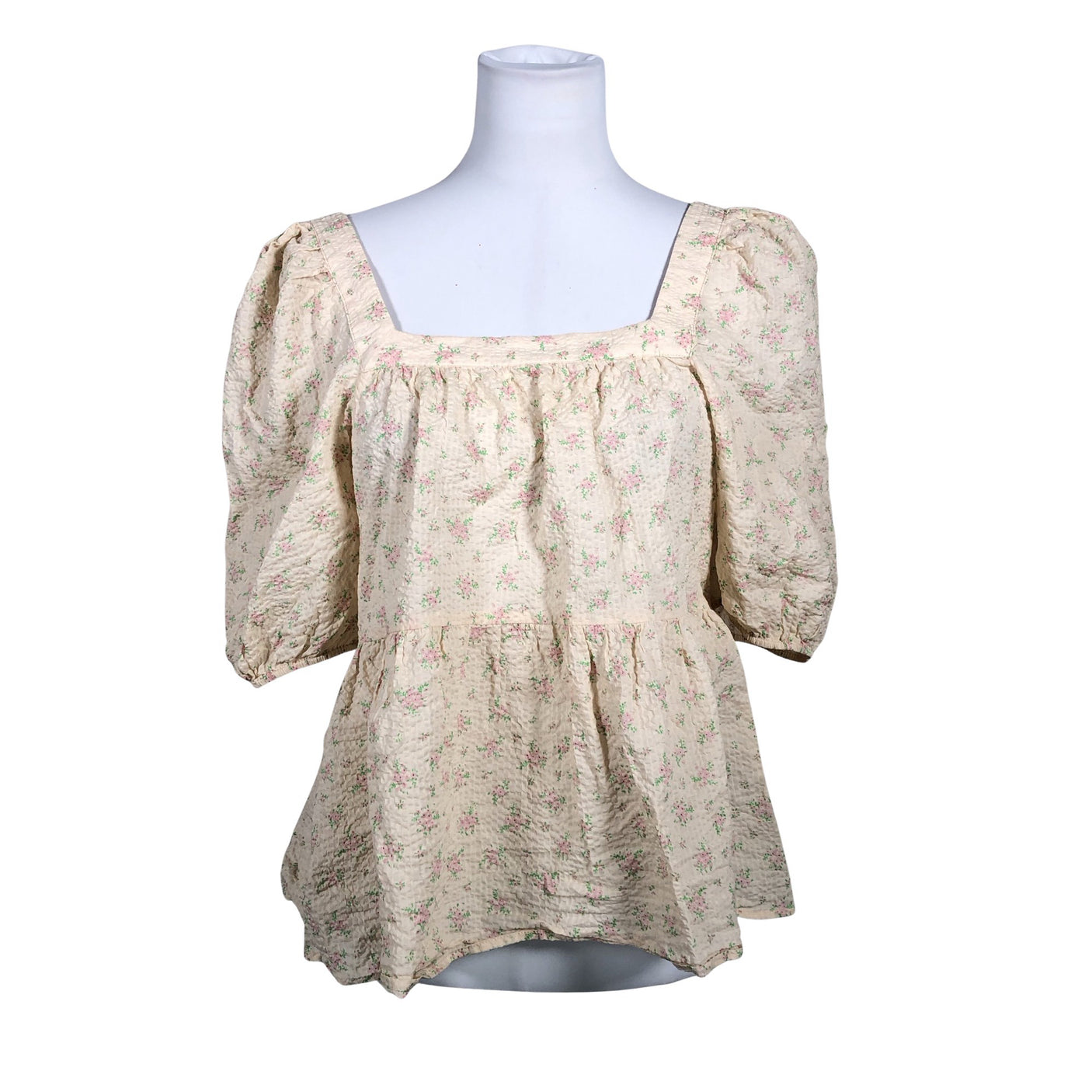 Unisex Modström - Short-sleeved blouse, size 38 - Light pink (1)