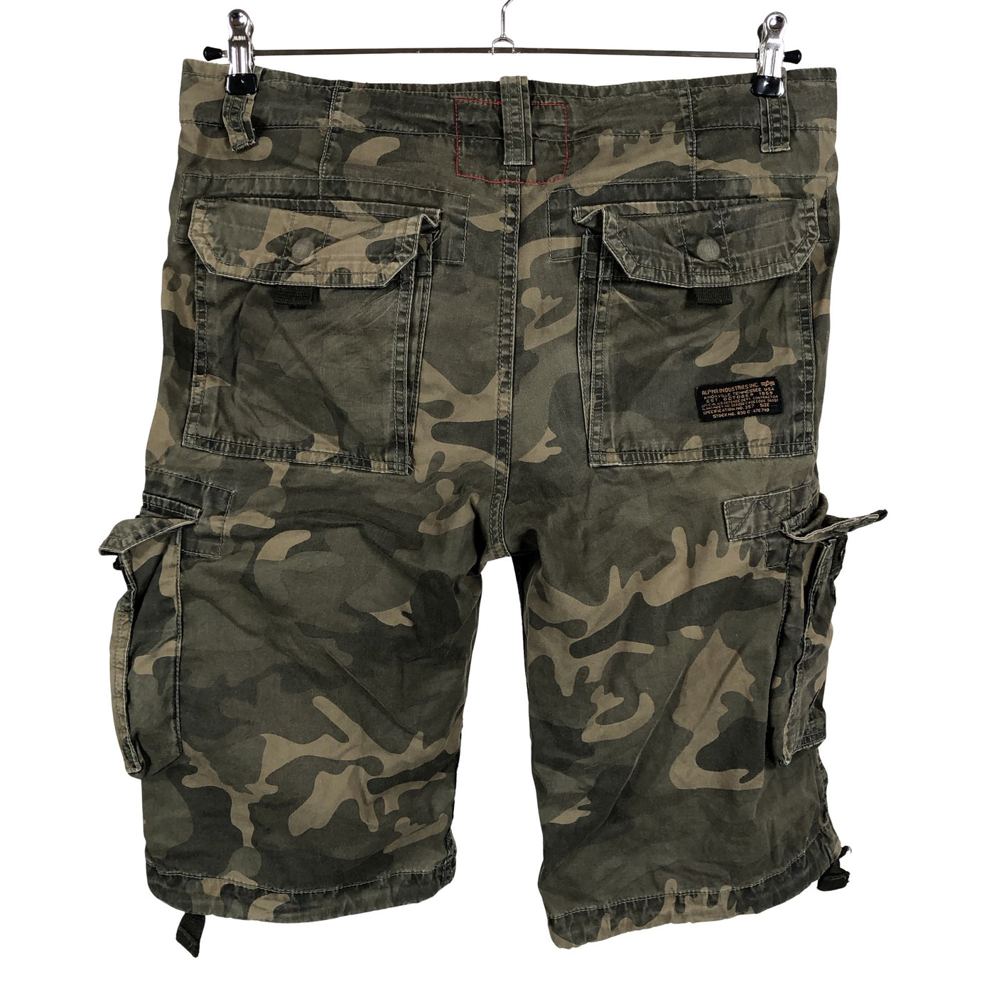 Unisex Alpha Industries - Shorts, size W32 - Green (2)