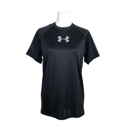 Unisex Under Armour - Sports shirt, short sleeve, size 38 - Black ()
