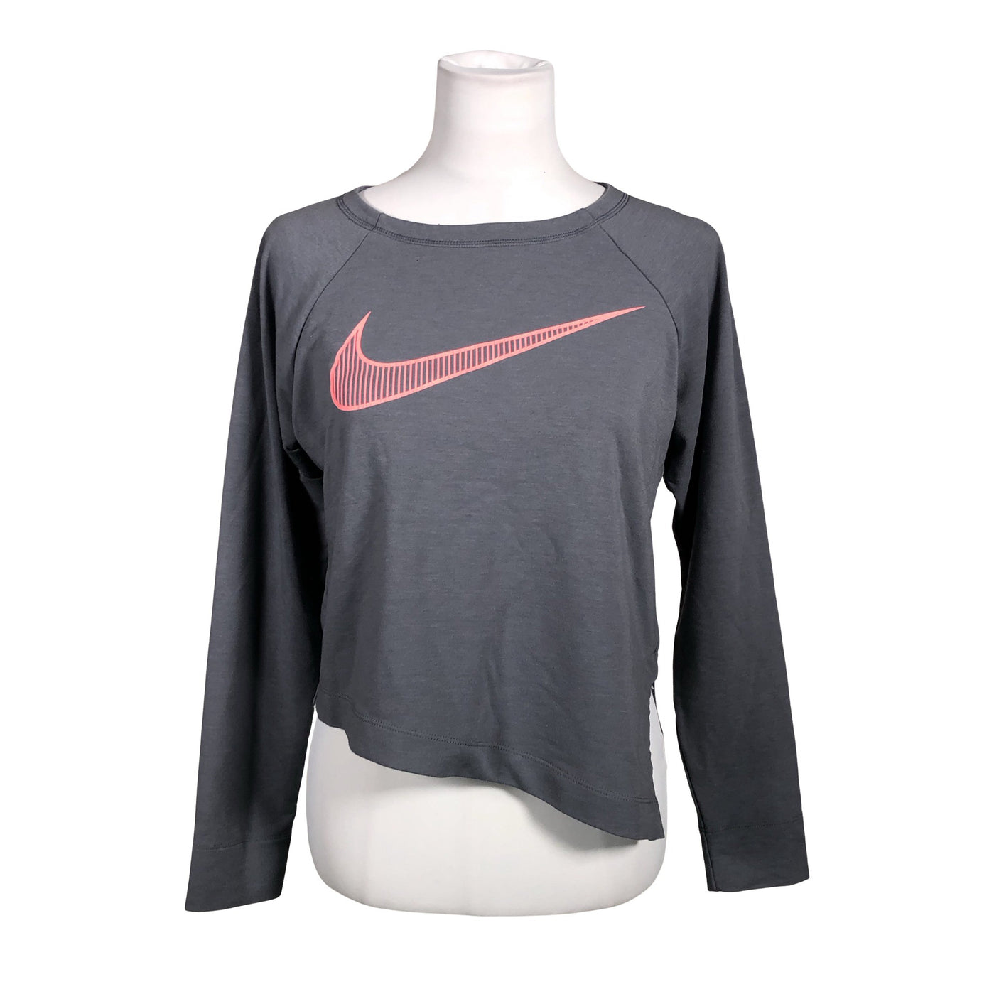 Unisex Nike - Sports shirt, long sleeve, size 38 - Gray (1)