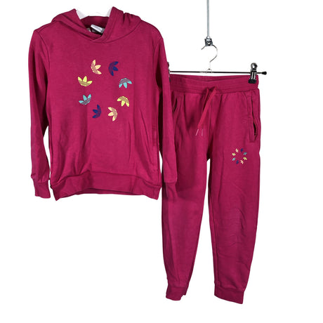 Unisex Adidas - Sweatshirt and pants set, size 122 - 128 - Pink ()
