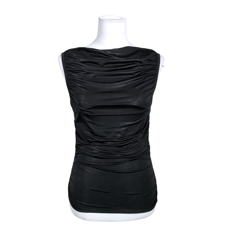 Unisex Andiata - Tricot tank top, size 38 - Black ()
