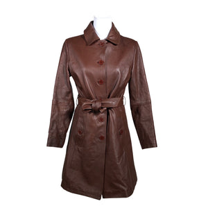 Unisex Andiata - Leather jacket, size 38 - Brown (1)