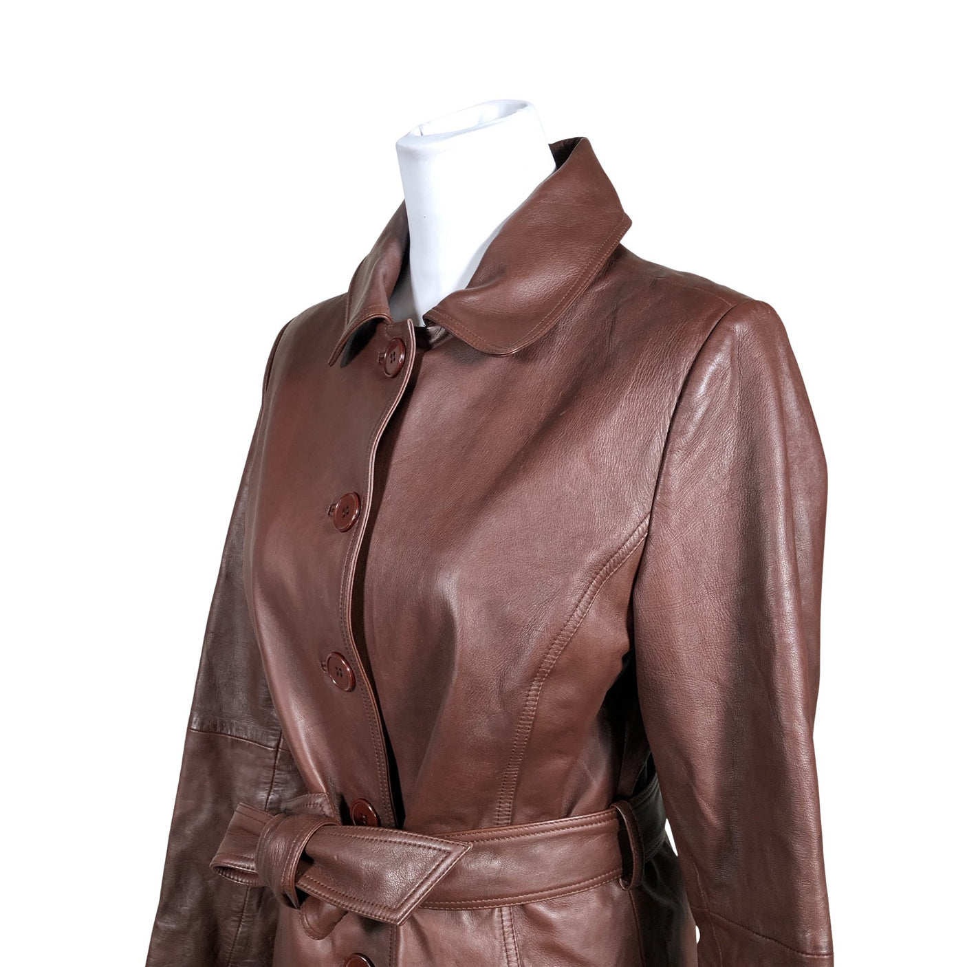 Unisex Andiata - Leather jacket, size 38 - Brown (2)