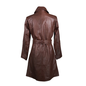 Unisex Andiata - Leather jacket, size 38 - Brown (3)