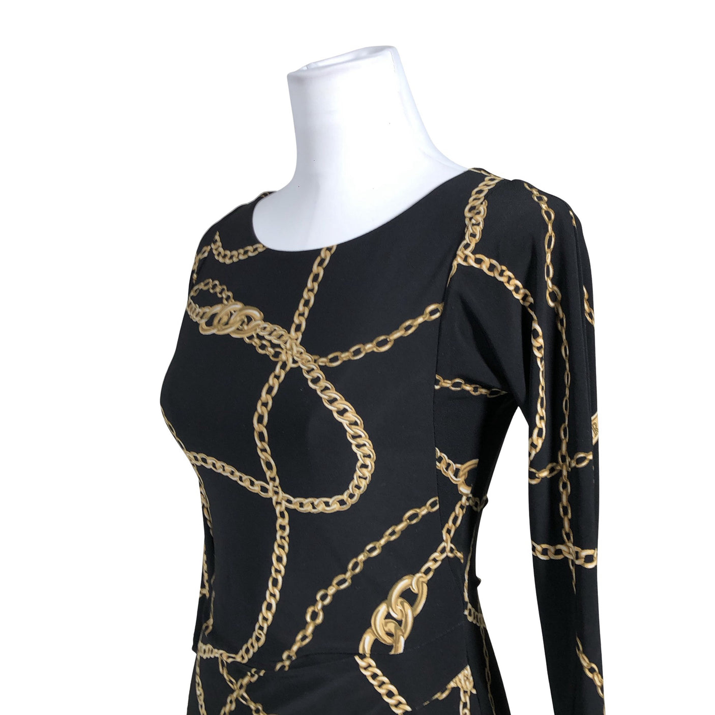 Unisex Lauren Ralph Lauren - Tricot dress, size 34 - Black (2)