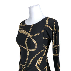 Unisex Lauren Ralph Lauren - Tricot dress, size 34 - Black (2)