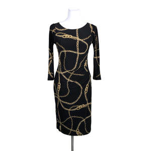 Unisex Lauren Ralph Lauren - Tricot dress, size 34 - Black (1)