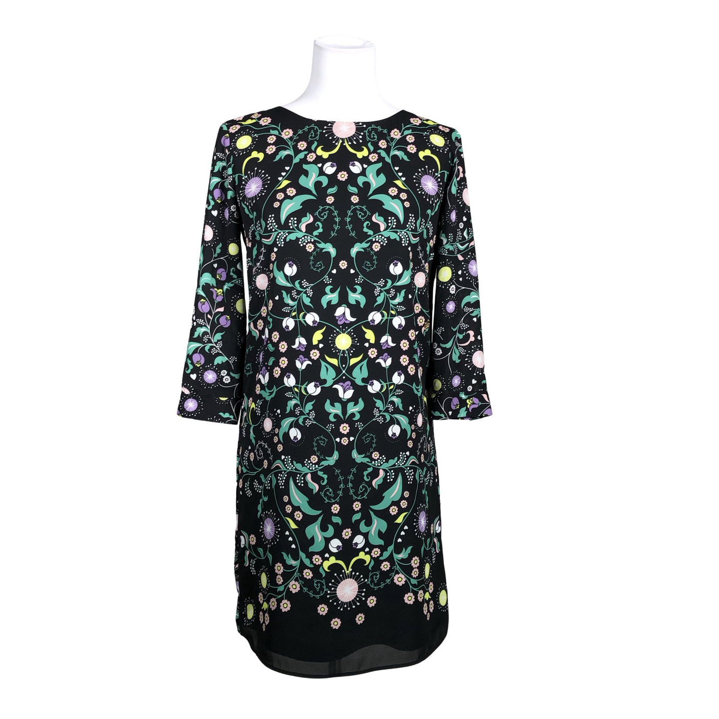 Unisex Trussardi Jeans - Schiffon dress, size 40 - Black (1)