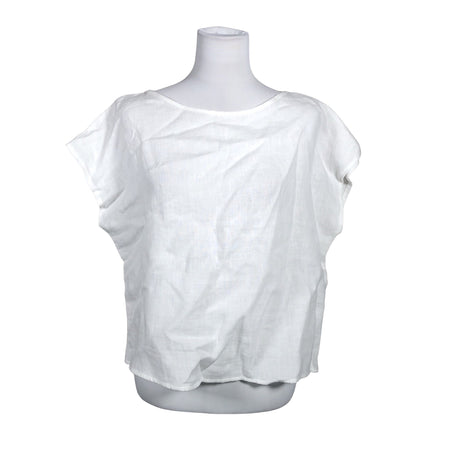 Unisex Bypias - Short-sleeved blouse, size 38 - White ()