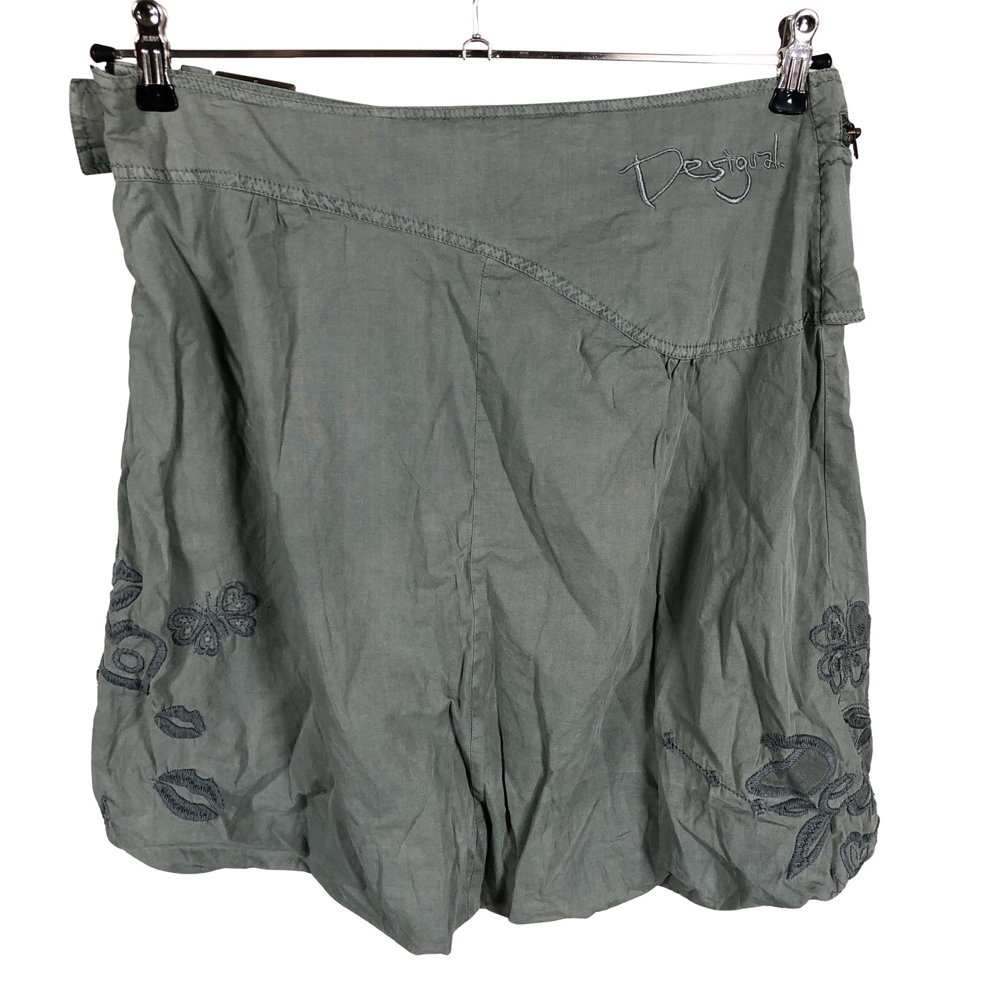 Unisex Desigual - Fabric skirt, size 40 - Green (2)