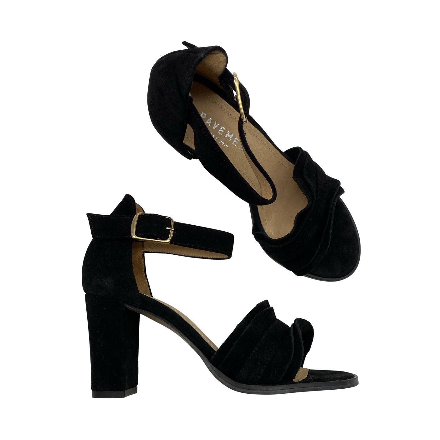Unisex Pavement - Heeled sandals, size 36 - Black (1)