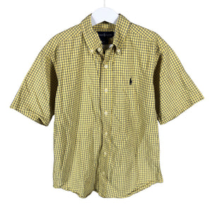 Unisex Ralph Lauren - Collared shirt, size 152 - 158 - Yellow (1)