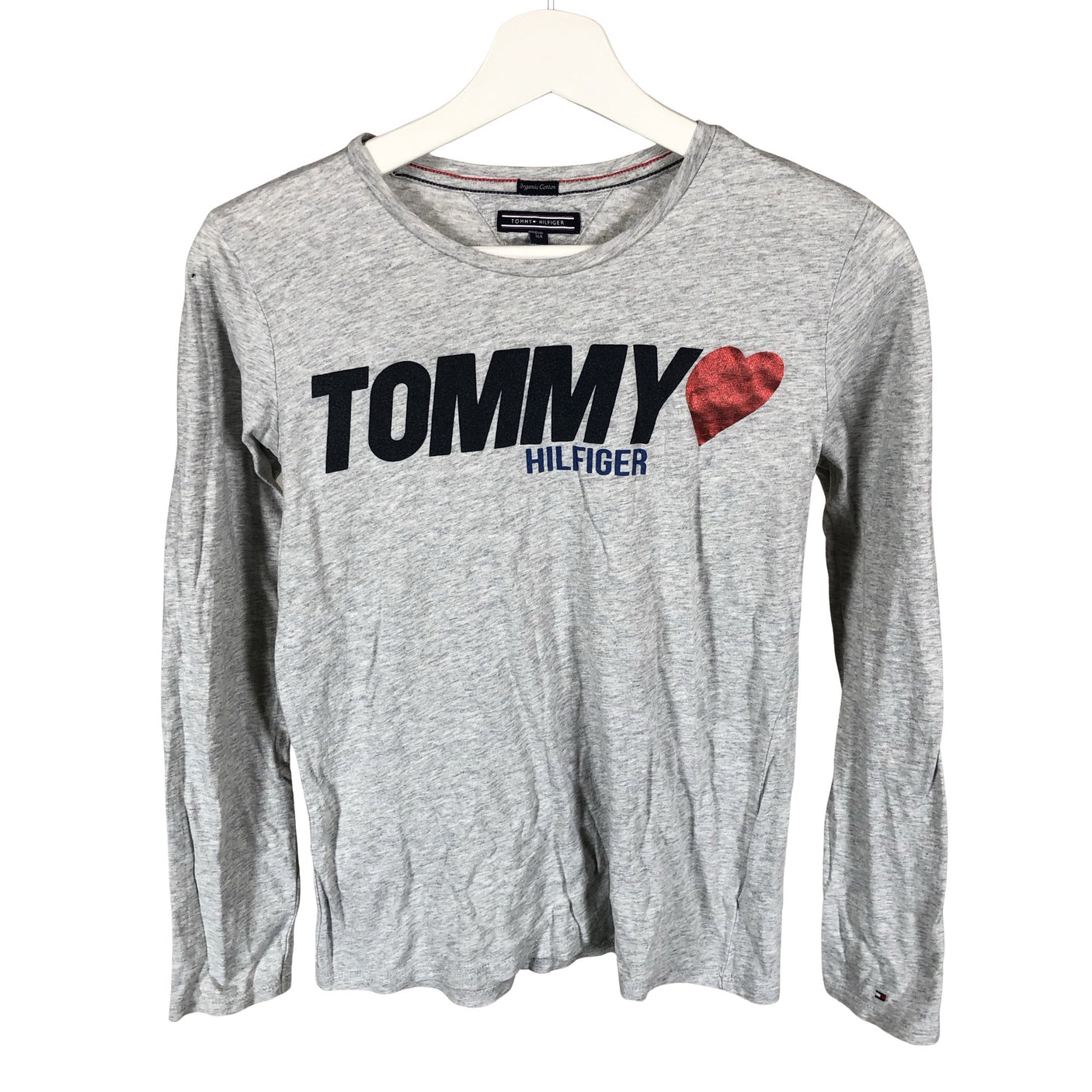 Unisex Tommy Hilfiger - Tricot shirt, size 158 - 164 - Gray (1)