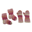 Unisex Handmade - Wool socks, size 22 - Light pink ()