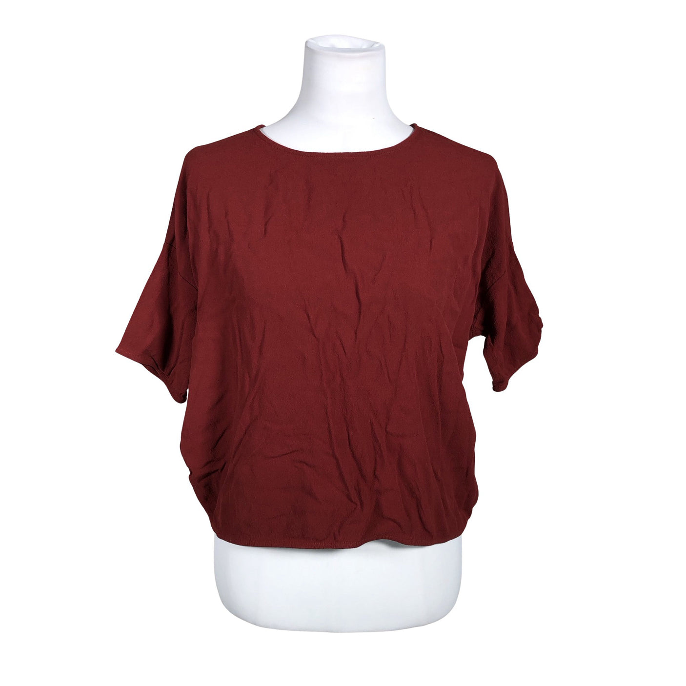 Unisex Samsoe&Samsoe - T-shirt, size 38 - Wine red (1)