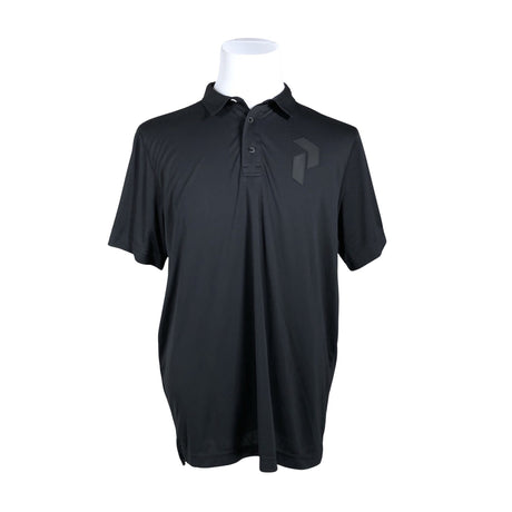 Unisex Peak Performance - Sports shirt, short sleeve, size XL - Black ()