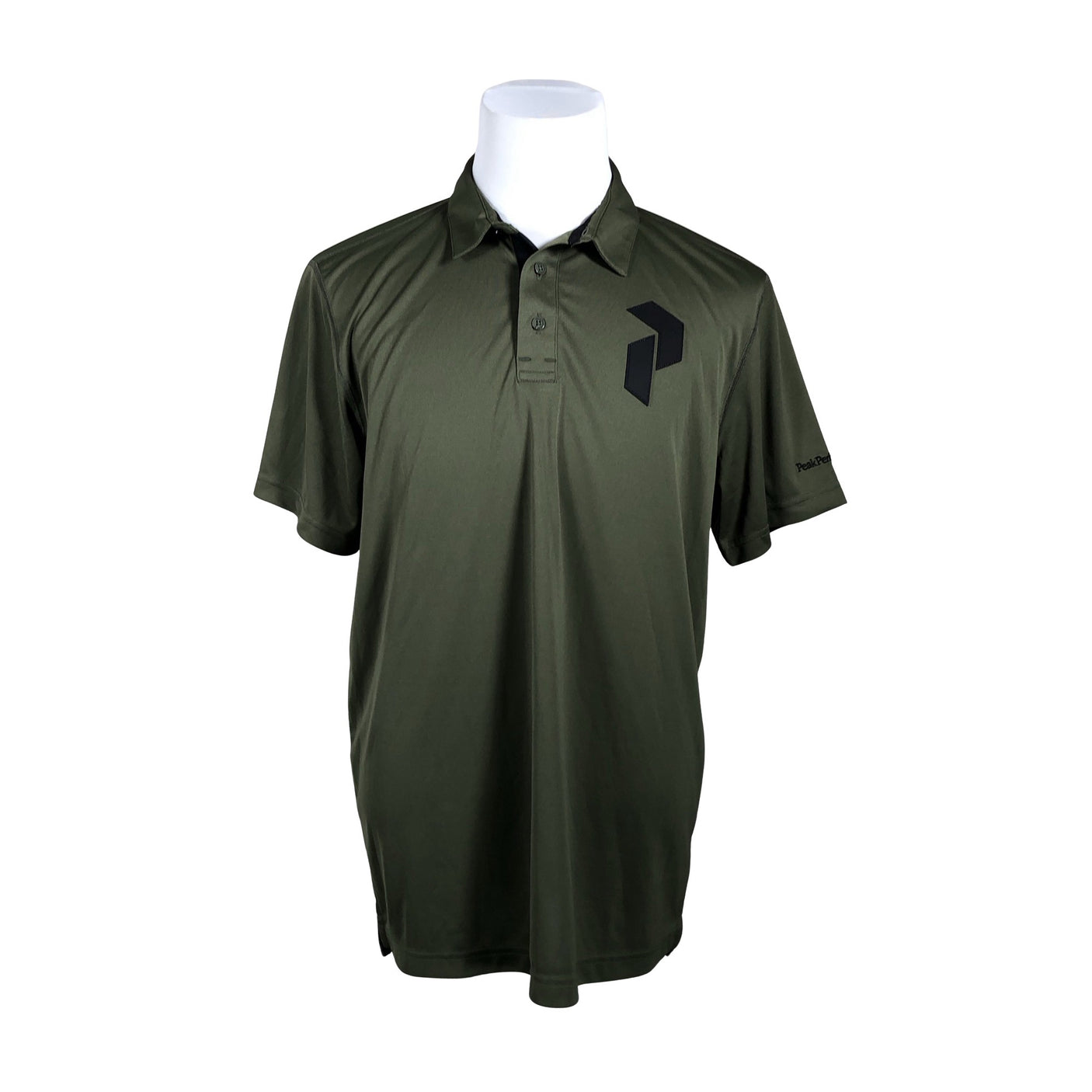 Unisex Peak Performance - Sports shirt, short sleeve, size XL - Green (1)