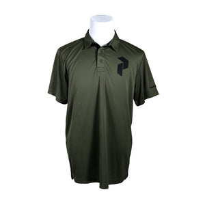 Unisex Peak Performance - Sports shirt, short sleeve, size XL - Green (1)