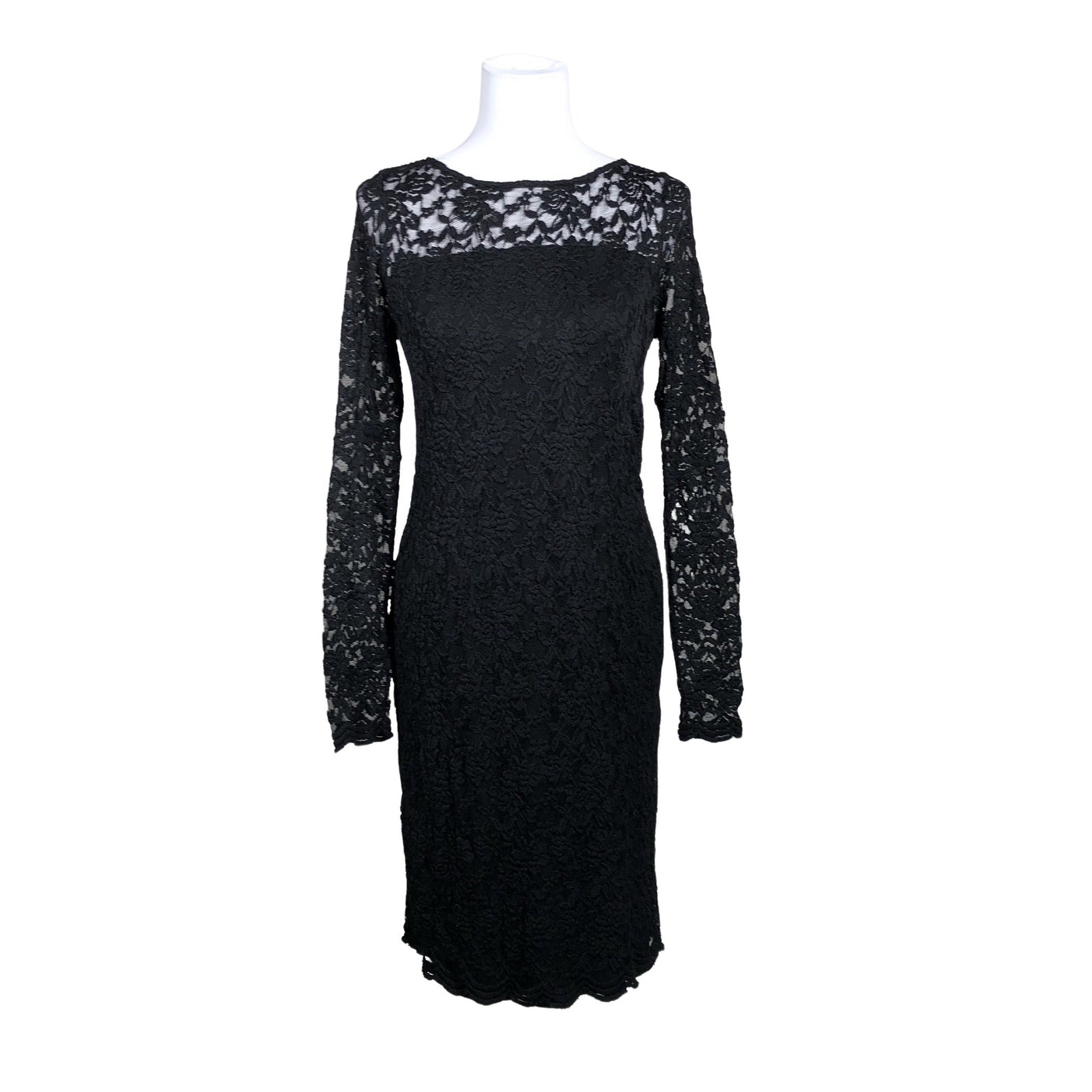 Unisex Comma - Schiffon dress, size 40 - Black (1)