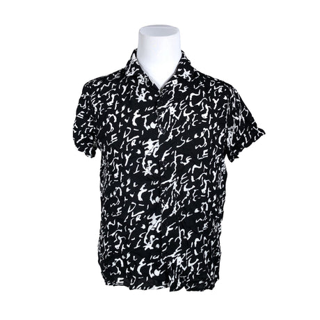 Unisex New Look - Collared shirt, size 38 - Black ()