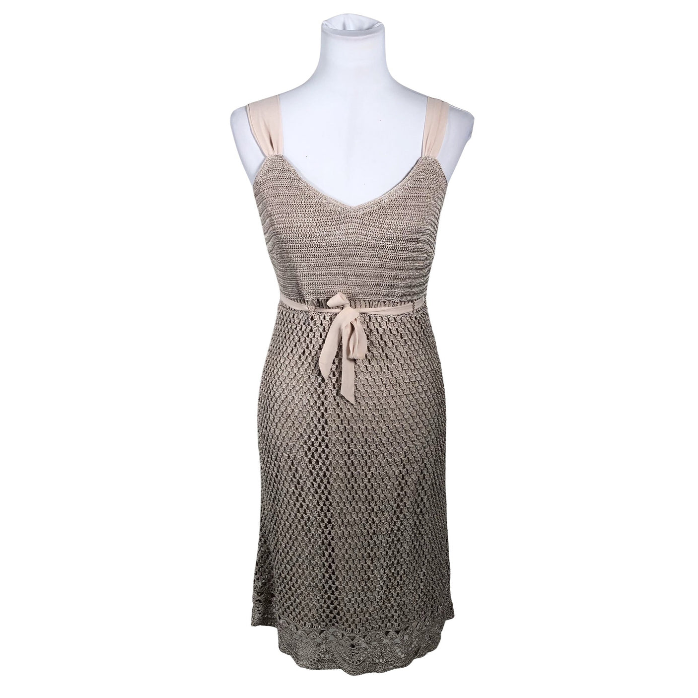 Unisex Derhy - Dress, size 40 - Beige (1)