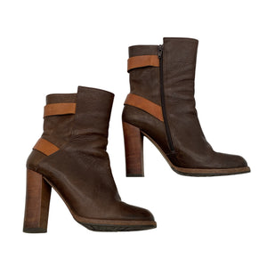 Unisex Aki Choklat - Ankle boots, size 39 - Brown (1)