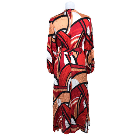 Unisex Ril's - Maxi dress, size 40 - Red (2)