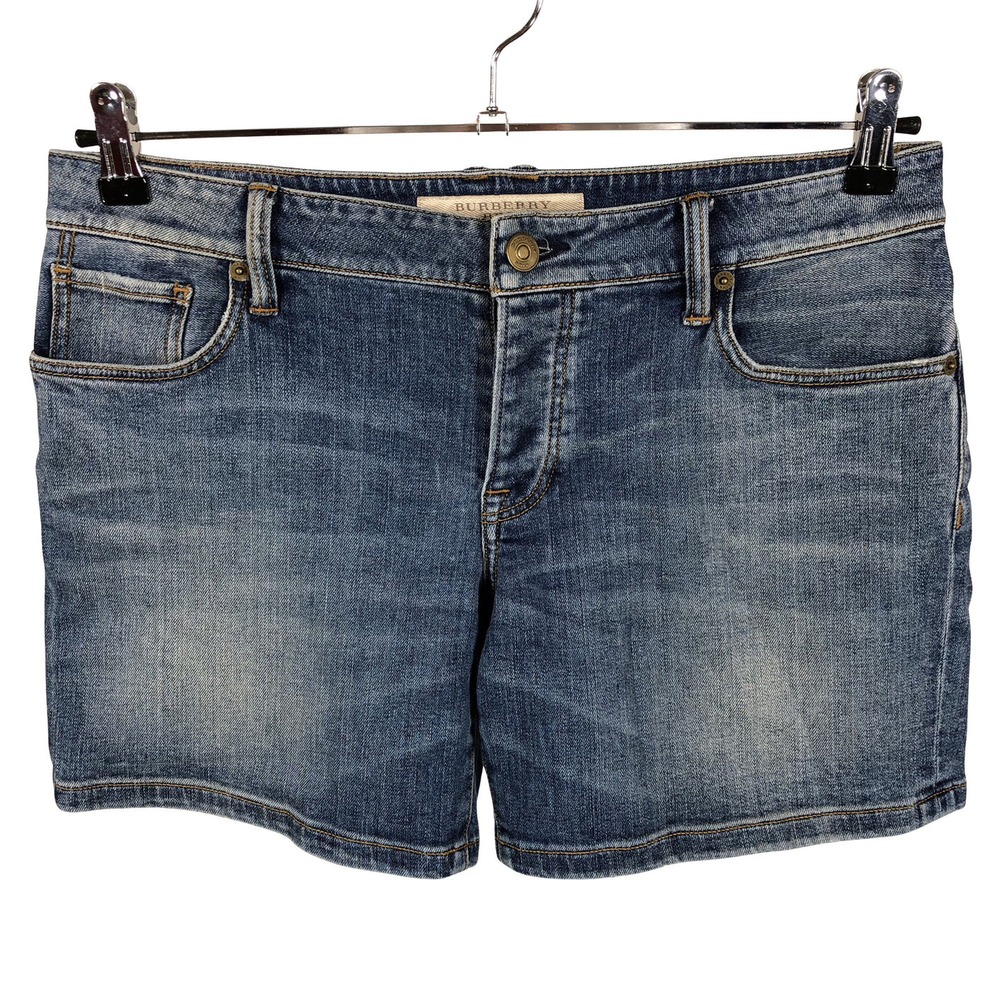 Unisex Burberry Brit - Denim shorts, size W28 - Blue (1)
