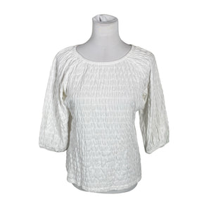 Unisex Nanso - Tricot shirt, size 38 - White (1)