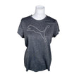 Unisex Puma - Sports shirt, short sleeve, size 40 - Gray ()