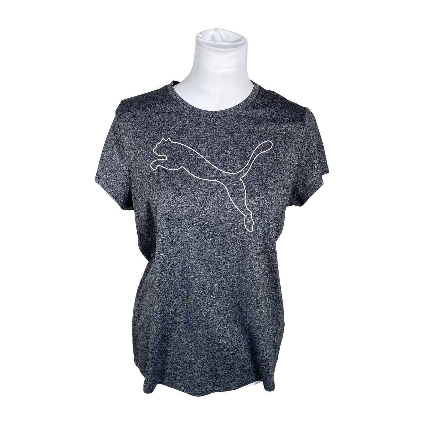 Unisex Puma - Sports shirt, short sleeve, size 40 - Gray (1)