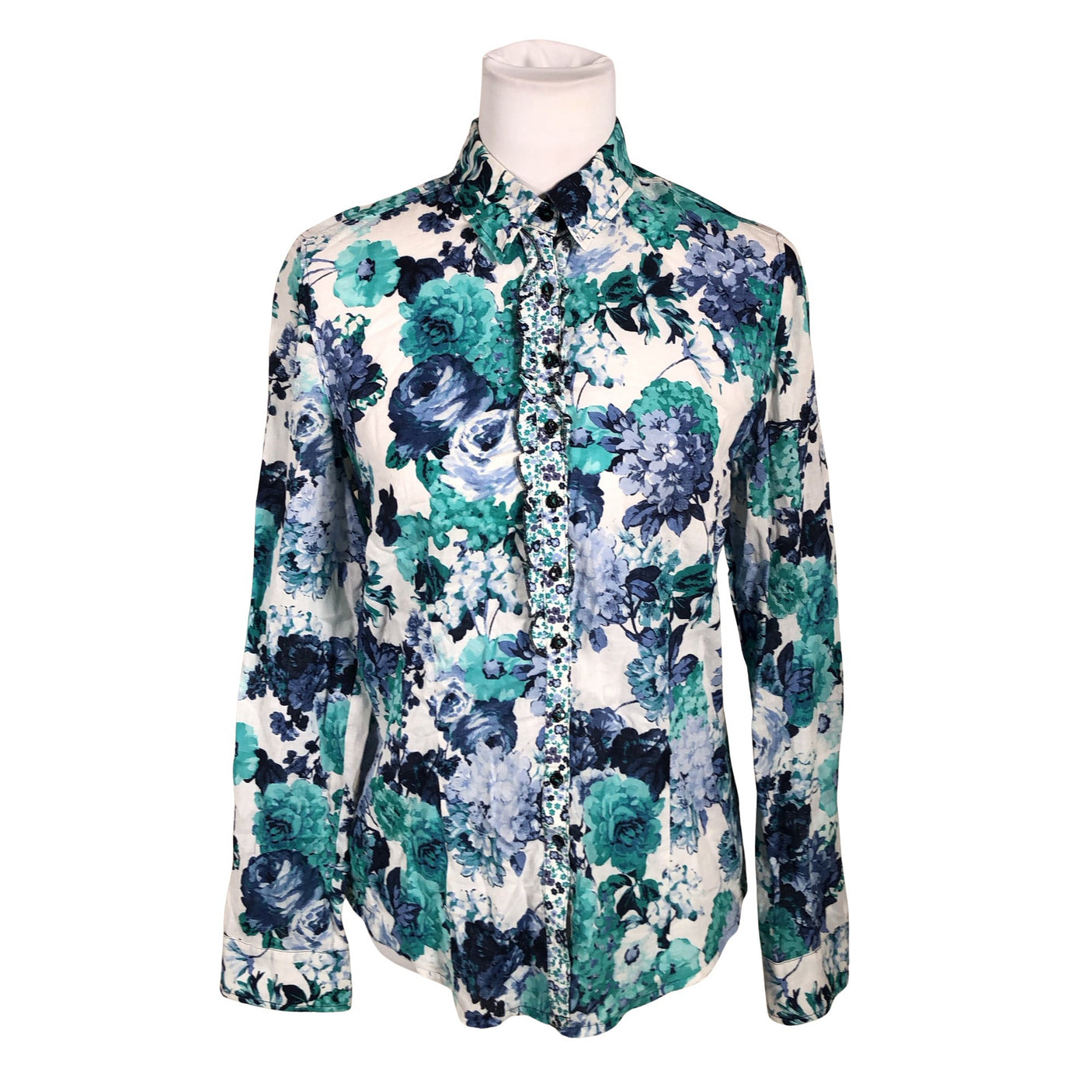Unisex Betty Barclay - Collared shirt, size 38 - Green (1)