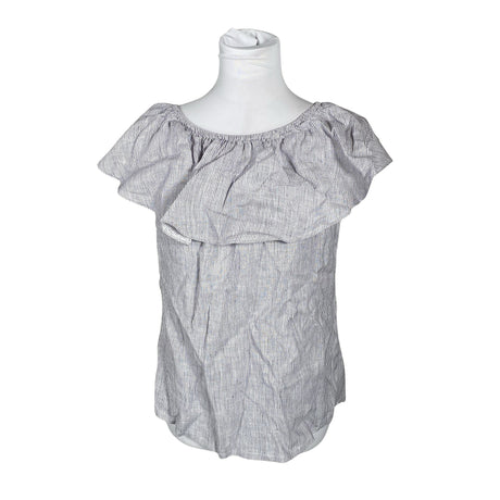 Unisex Bypias - Short-sleeved blouse, size 38 - Gray ()