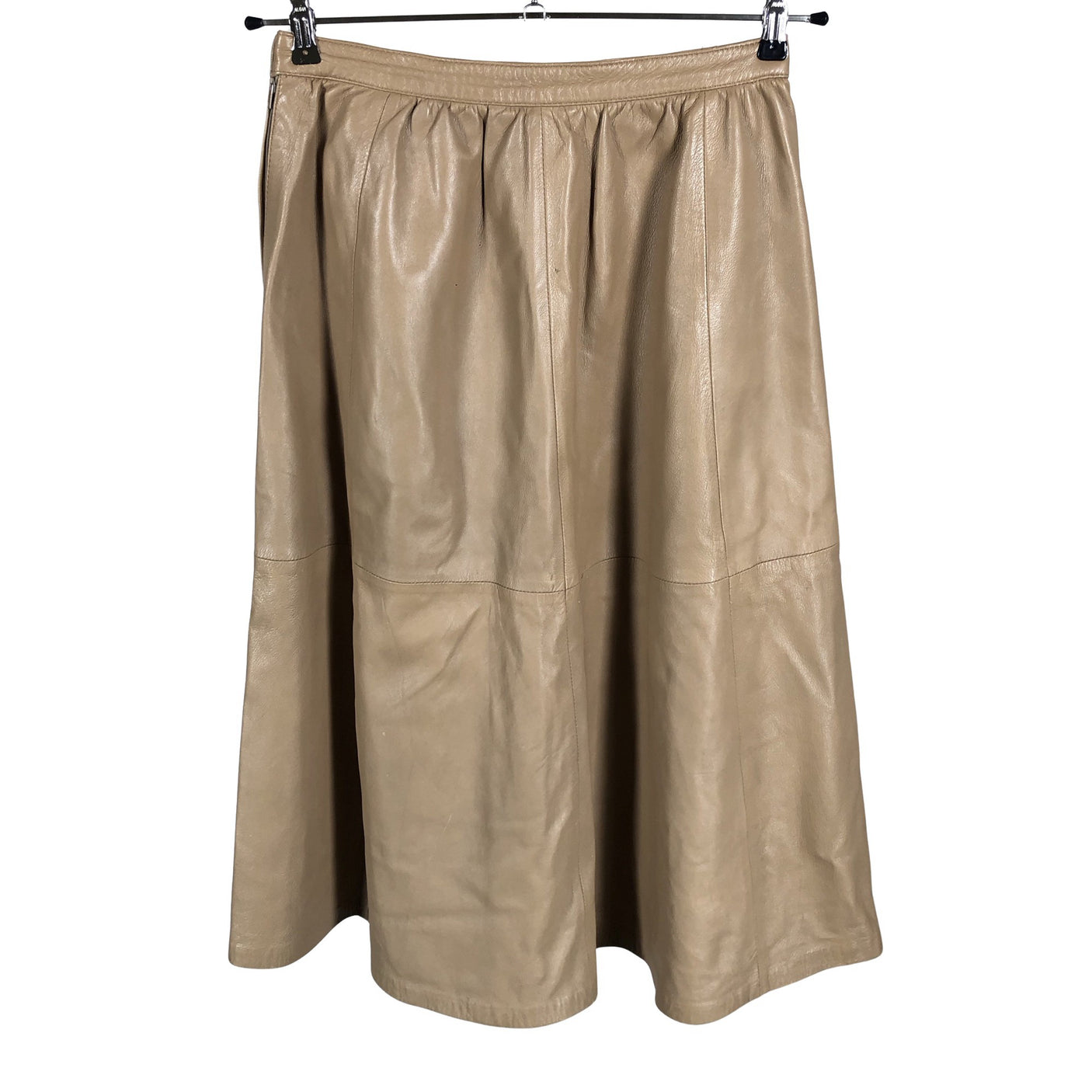 Unisex Stockmann - Leather skirt, size 38 - Brown (2)