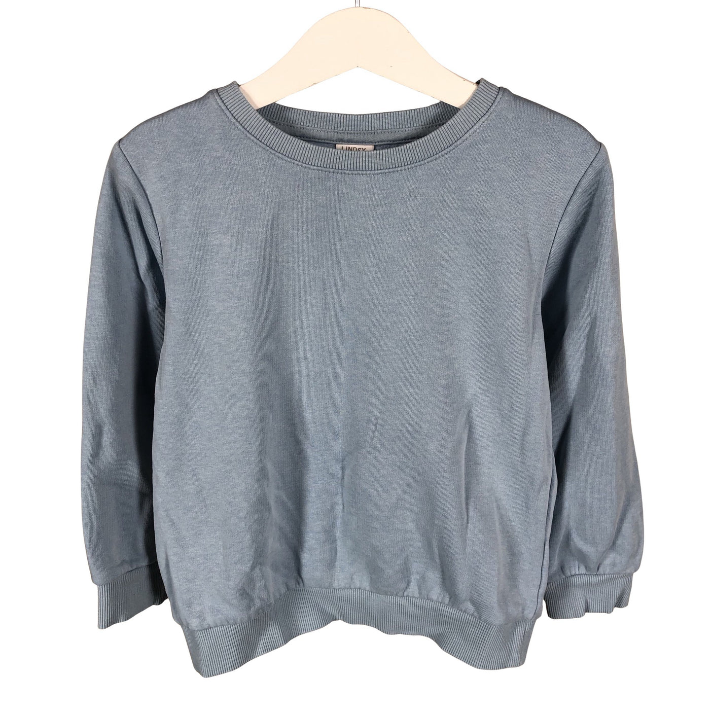 Unisex Lindex - Sweatshirt, size 104 - 110 - Light blue (1)