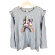 Unisex Lindex - Tricot shirt, size 122 - 128 - Light blue ()