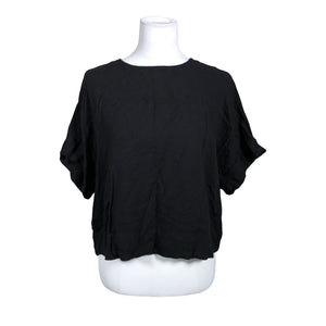 Unisex Bruuns Bazaar - Short-sleeved blouse, size 36 - Black (1)
