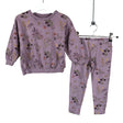 Unisex Lindex - Sweatshirt and pants set, size 98 - 104 - Violet ()