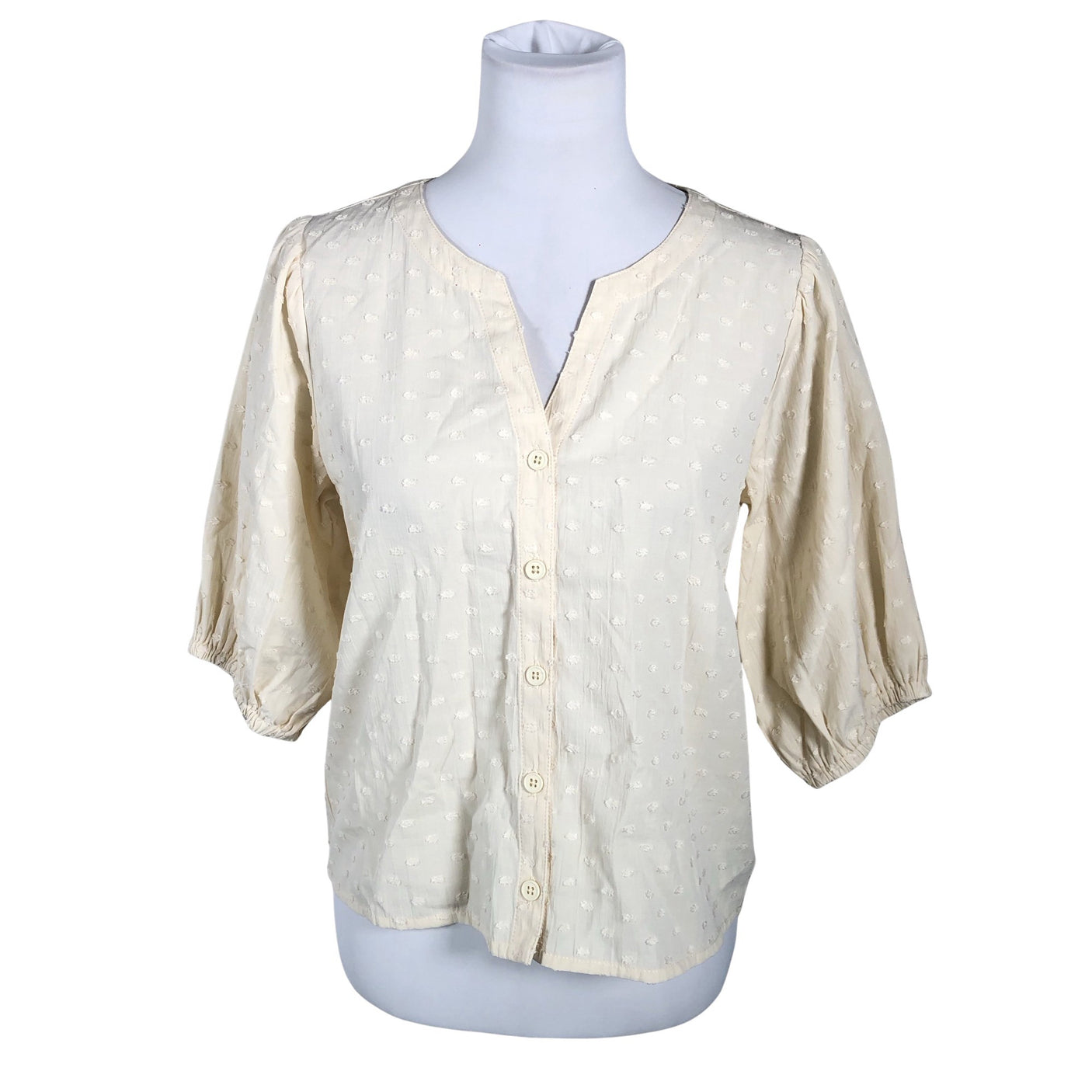Unisex R-collection - Blouse, size 36 - Beige (1)
