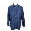 Unisex R-collection - Collared shirt, size 36 - Blue ()