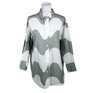 Unisex Marimekko - Collared shirt, size 36 - Green (1)
