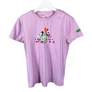 Unisex Adidas - Sports shirt, short sleeve, size 164 - 170 - Violet (1)