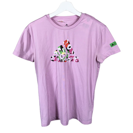 Unisex Adidas - Sports shirt, short sleeve, size 164 - 170 - Violet ()
