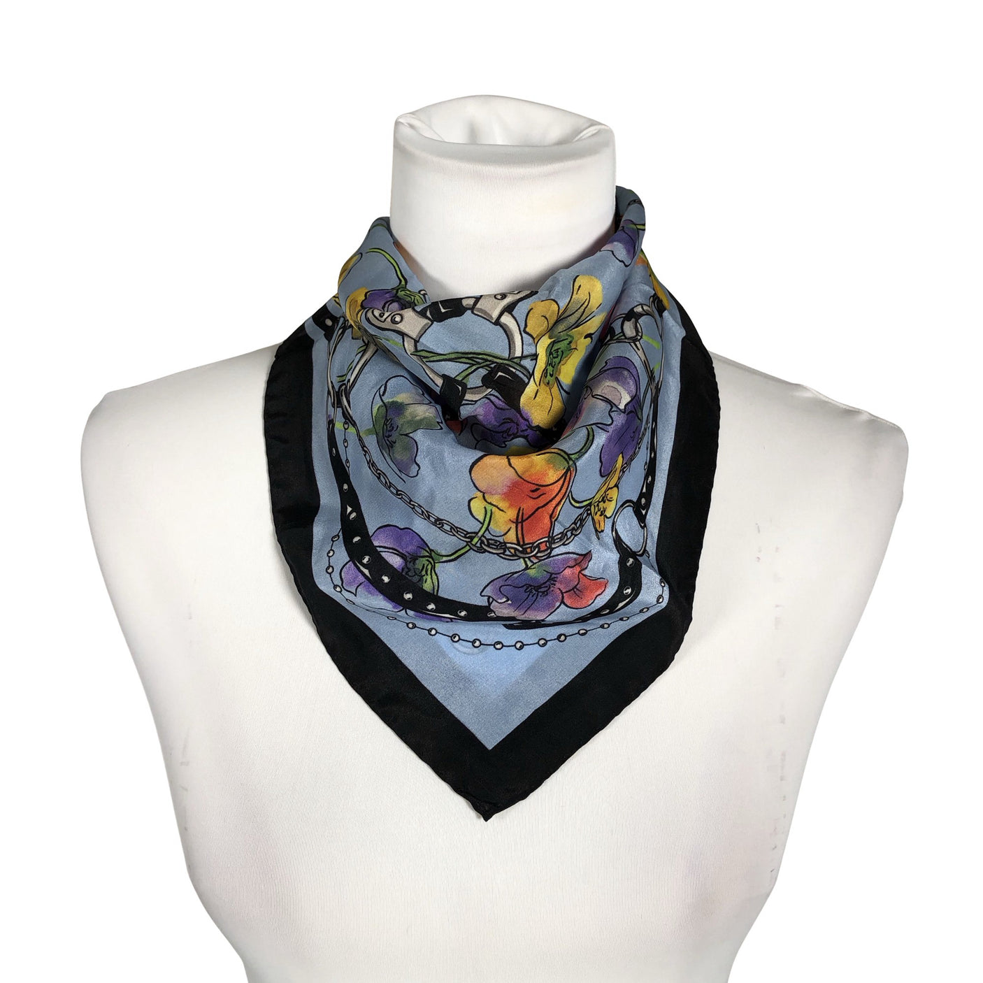 Unisex Moschino - Scarf, size Mini - Light blue (1)