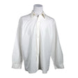 Unisex Petrifan - Collared shirt, size XXL - White ()